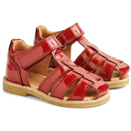 Wheat dětské sandály Bailey 436 - red Velikost: 27 Lakovaná kůže