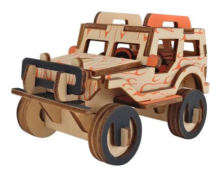 Woodcraft construction kit | Woodcraft Dřevěné 3D puzzle Jeep DS31942118