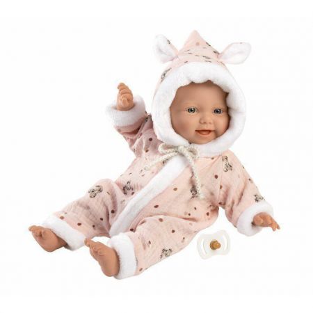 Llorens Little Baby 63302 - Realistická panenka miminko s měkkým tělem 32 cm