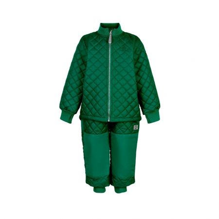 Mikk-Line Mikk - Line dětské termo kalhoty s bundou Evergreen 4205 Velikost: 98 Termo, voděodolné
