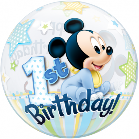  Qualatex Bublina - Myšáj Mickey- 1.narozeniny 22