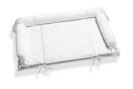 Italbaby textilní přebalovací poduška na pult Barva: Bílá