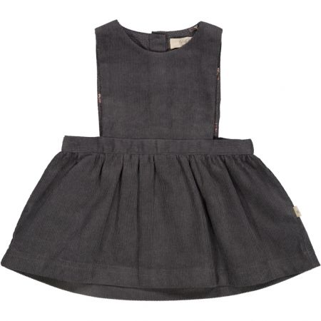 Wheat kojenecké šaty bez rukávů Solveig 5279 - black granite Velikost: 74 Biobavlna