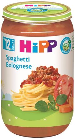 HiPP BIO Špagety boloňské od 12. měsíce, 250 g