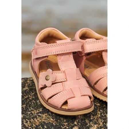 Wheat dětské sandály pro první krůčky Sky 408 - rose Velikost: 25 Přírodní kůže
