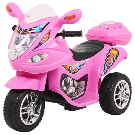 HračkyZaDobréKačky Dětská elektrická motorka BJX-088 růžová