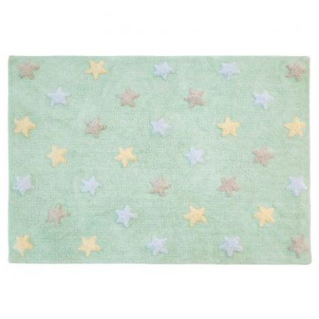 Lorena Canals ručně tkaný bavlněný koberec Stars Tricolor