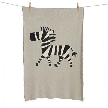 Quax pletená deka Zebra 100x160cm