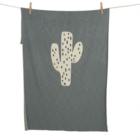 Quax pletená deka Kaktus 100x160cm