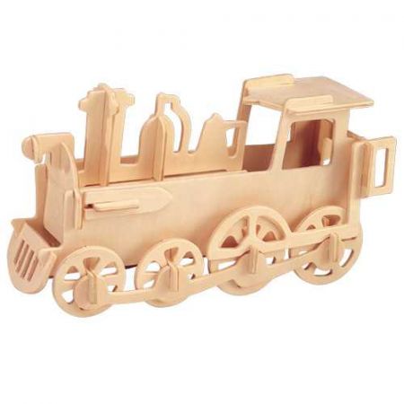 Woodcraft construction kit | Woodcraft Dřevěné 3D puzzle malá lokomotiva DS75482765