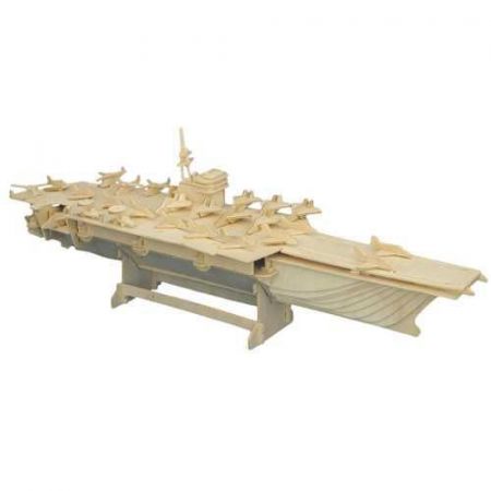 Woodcraft construction kit Woodcraft Dřevěné 3D puzzle letadlová loď