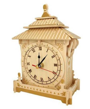 Woodcraft construction kit | Woodcraft Dřevěné 3D puzzle hodiny DS41717398