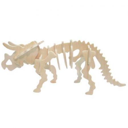 Woodcraft construction kit | Woodcraft Dřevěné 3D puzzle Triceratops velký DS58987217