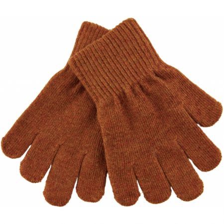 Mikk-Line Mikk - Line dětské vlněné rukavice 93002 Ginger Bread Velikost: 8 - 16 let Vlna
