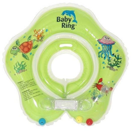 BABYRING BABY RING Kruh na koupání 0-24 m zelený