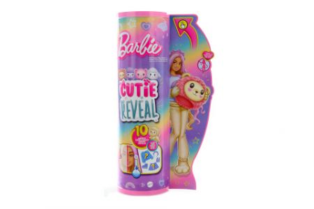 Barbie Cutie Reveal Barbie pastelová edice - lev HKR06 TV DS46928904