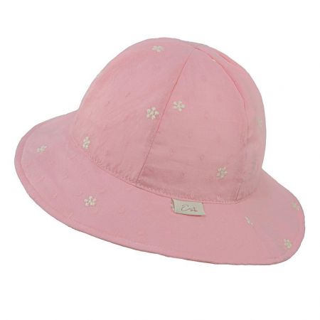 ESITO Dívčí klobouk madeira Kytička růžová  Vel. XL