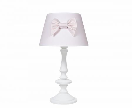 Caramella Baby Pink stolní lampa s mašlí růžová