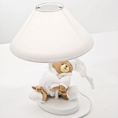Nanán stolní lampa s medvídkem Tato bílá