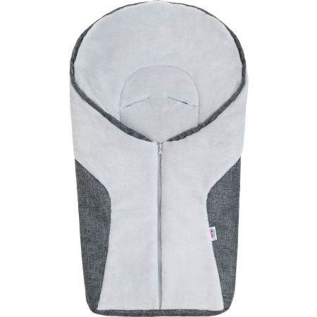 Luxusní zimní fusák New Baby Car grey