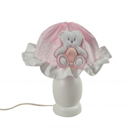 Italbaby stolní lampa Peluche Barva: Růžová