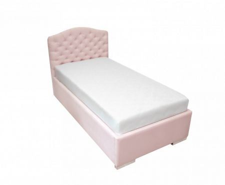 Caramella Chesterfield čalouněná dětská postel Barva: Růžová