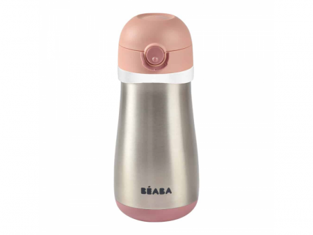 Beaba Hrnek termoizolační nerez 350ml Pink