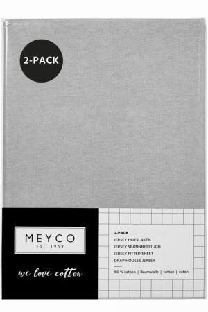 Meyco Žerzejové prostěradlo 70x140/150 - Light grey