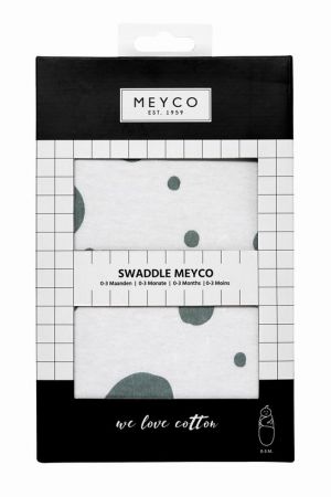 Meyco Zavinovačka 0-3 m - Dots stone green