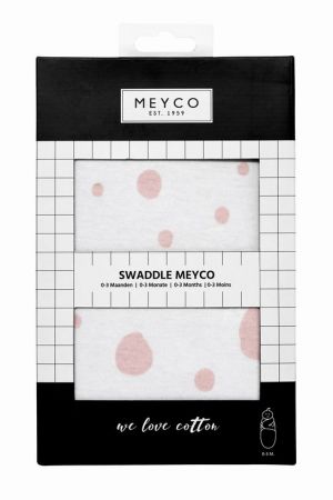 Meyco Zavinovačka 0-3 m - Dots pink