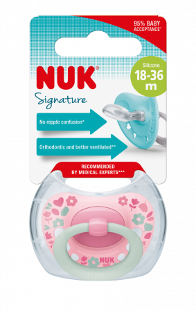 NUK Dudlík Signature, 18-36 m