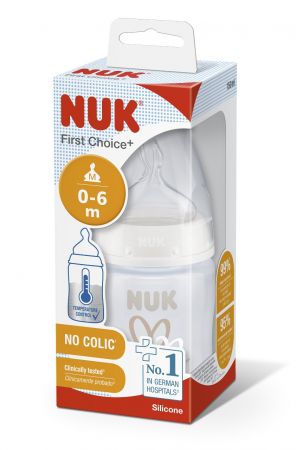 NUK FC+ lahev s kontrolou teploty, 150 ml