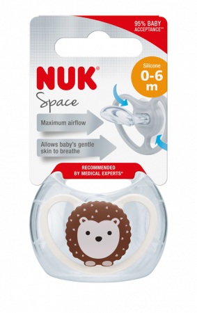 NUK Dudlík Space holka, 0-6 m