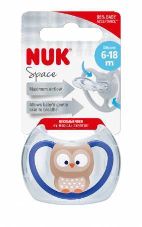 NUK Dudlík Space, 6-18 m