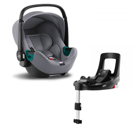 BRITAX Autosedačka Baby-Safe 3 i-Size Bundle Flex iSense, Frost Grey Varianta: Frost Grey
