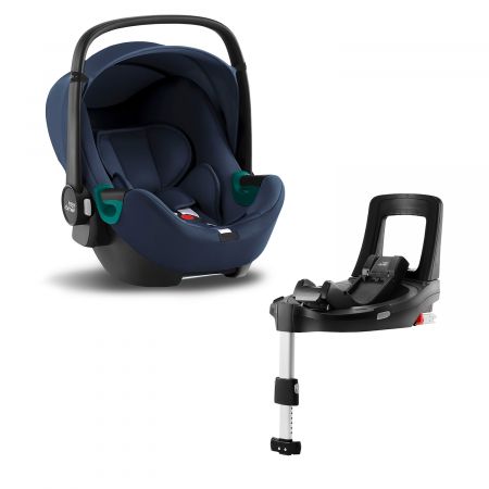 BRITAX Autosedačka Baby-Safe 3 i-Size Bundle Flex iSense, Indigo Blue Varianta: Indigo Blue