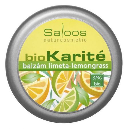 Bio Karité balzám Limeta-Lemongrass 50ml, Saloos