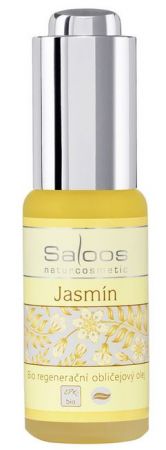 Bio regenerační obličejový olej Jasmín 20ml, Saloos