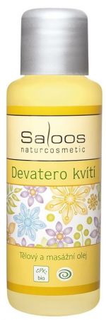 Tělový a masážní olej Devatero kvítí 50ml, Saloos