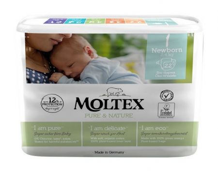 Plenky Moltex Pure & Nature Newborn 2-4kg (22ks)
