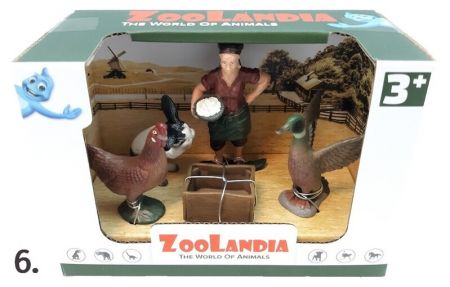 MIKRO TRADING - Zoolandia farma set s doplňky, Mix Produktů