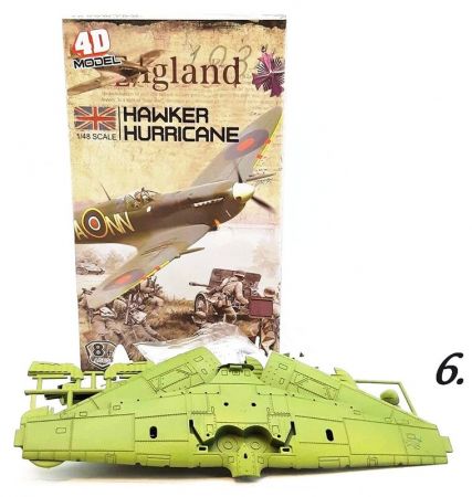 MEGA CREATIVE - Letadlo stavebnice 1:48 model 4D, Mix Produktů