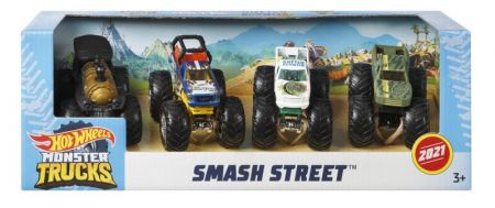 MATTEL - Hot Wheels Monster Trucks 4Ks Truck , Mix Produktů