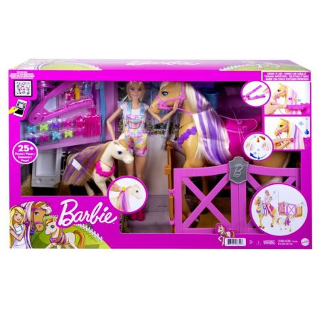 MATTEL - Barbie Rozkošný Koník S Doplňky