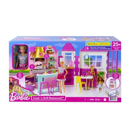 MATTEL - Barbie Restaurace S Panenkou Herní Set