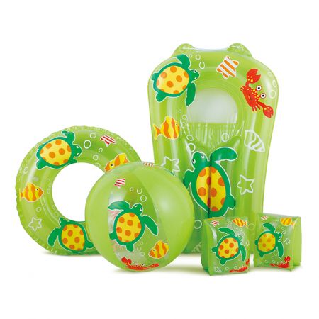 MAC TOYS - Sada nafukovacích hraček zelená želva