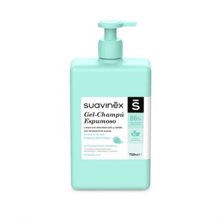 SUAVINEX| Pěnový gel - šampon s vůní Baby Cologne - 750 ml