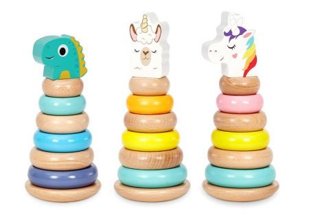 LITTLE TIKES - Wooden Critters Dřevěná věž, 3 druhy