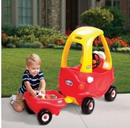 LITTLE TIKES - Přívěs ke Cozy Coupe červené