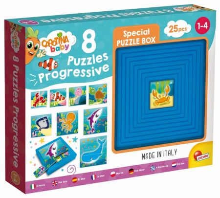 LISCIANIGIOCH - Carotina Baby 8 Puzzle - Moře